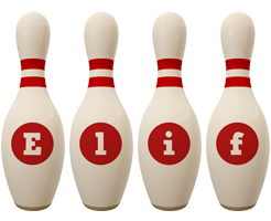 Elif bowling-pin logo