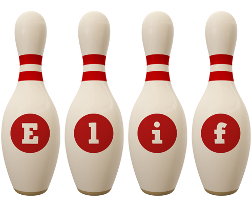 Elif bowling-pin logo