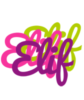 Elif flowers logo