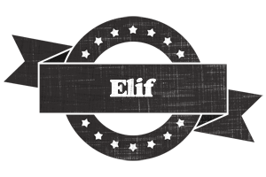 Elif grunge logo