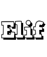 Elif snowing logo