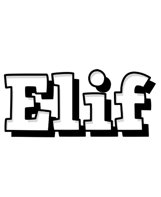Elif snowing logo