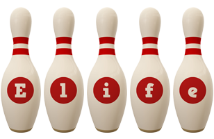 Elife bowling-pin logo