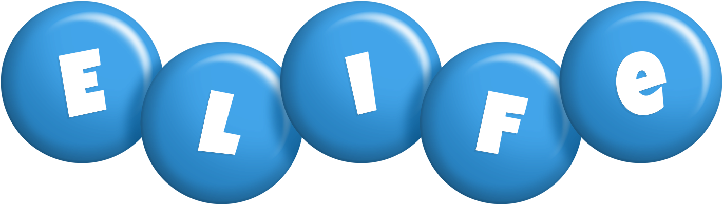 Elife candy-blue logo