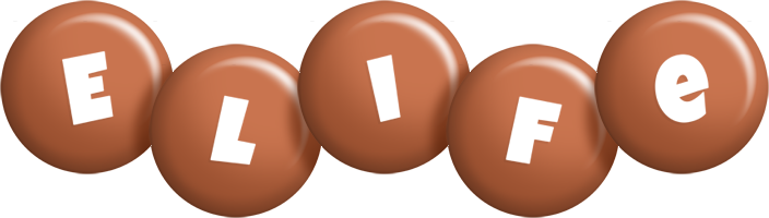 Elife candy-brown logo