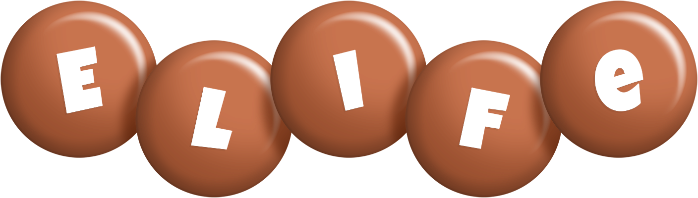 Elife candy-brown logo