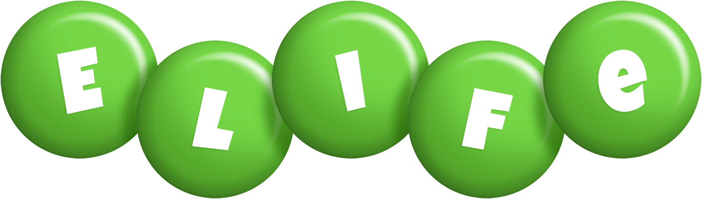 Elife candy-green logo