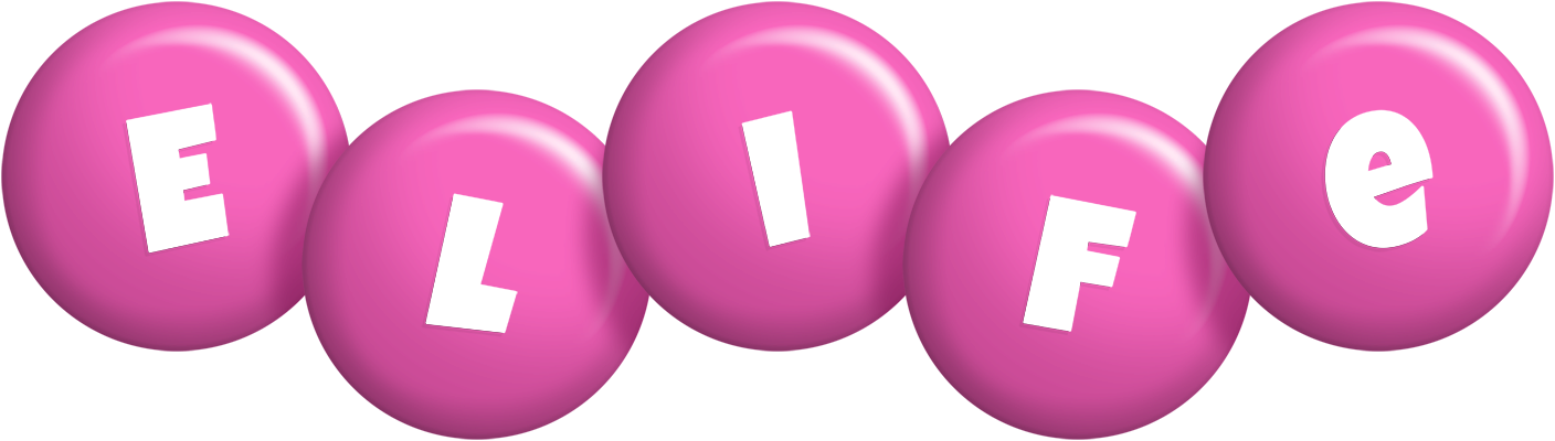 Elife candy-pink logo