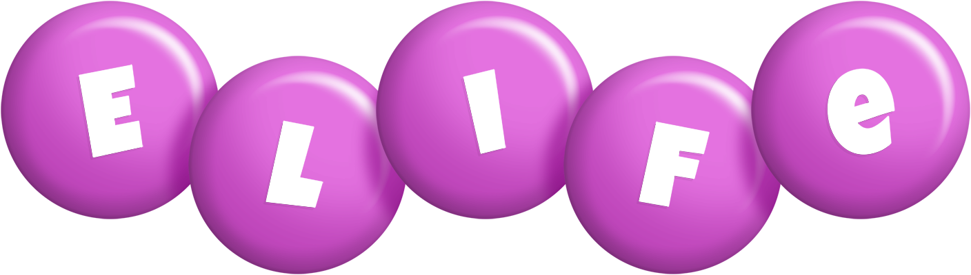 Elife candy-purple logo