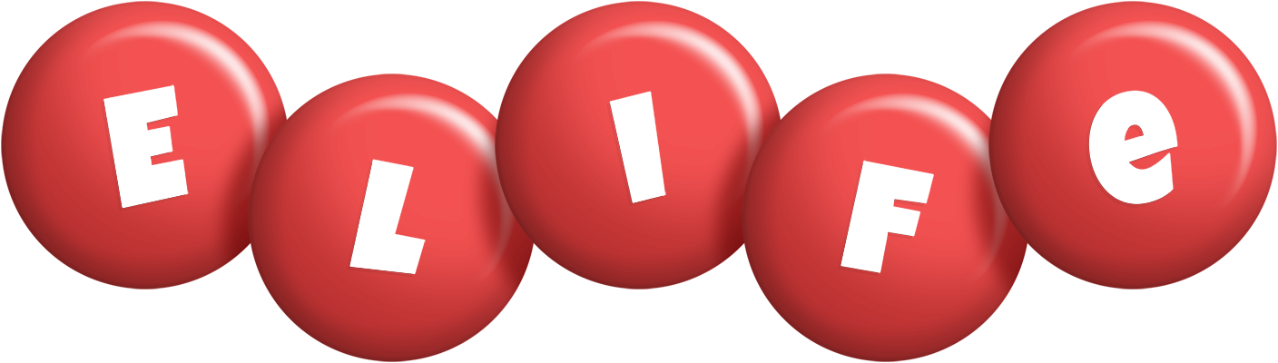Elife candy-red logo