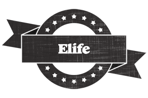 Elife grunge logo