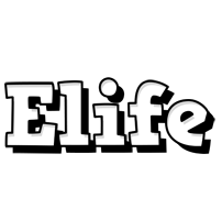 Elife snowing logo