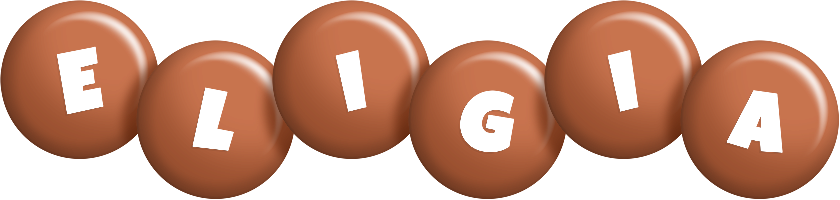 Eligia candy-brown logo