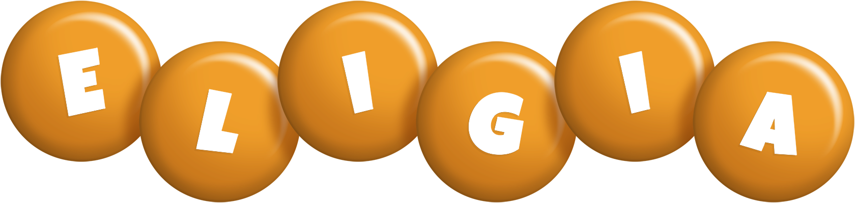 Eligia candy-orange logo