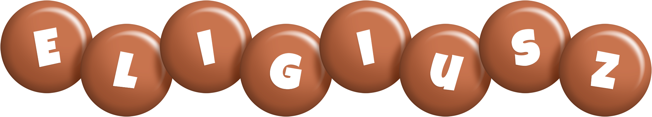 Eligiusz candy-brown logo