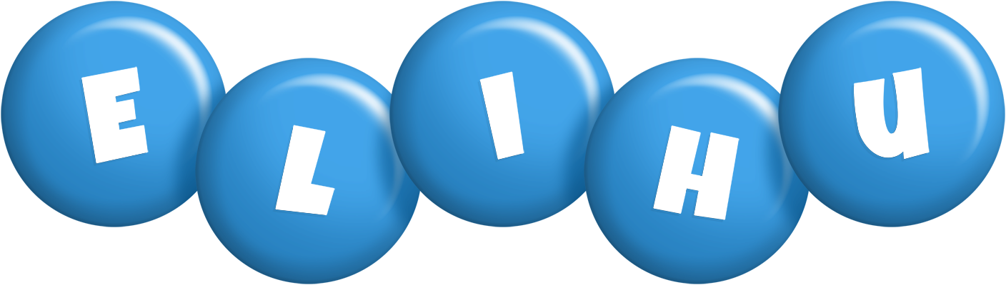 Elihu candy-blue logo