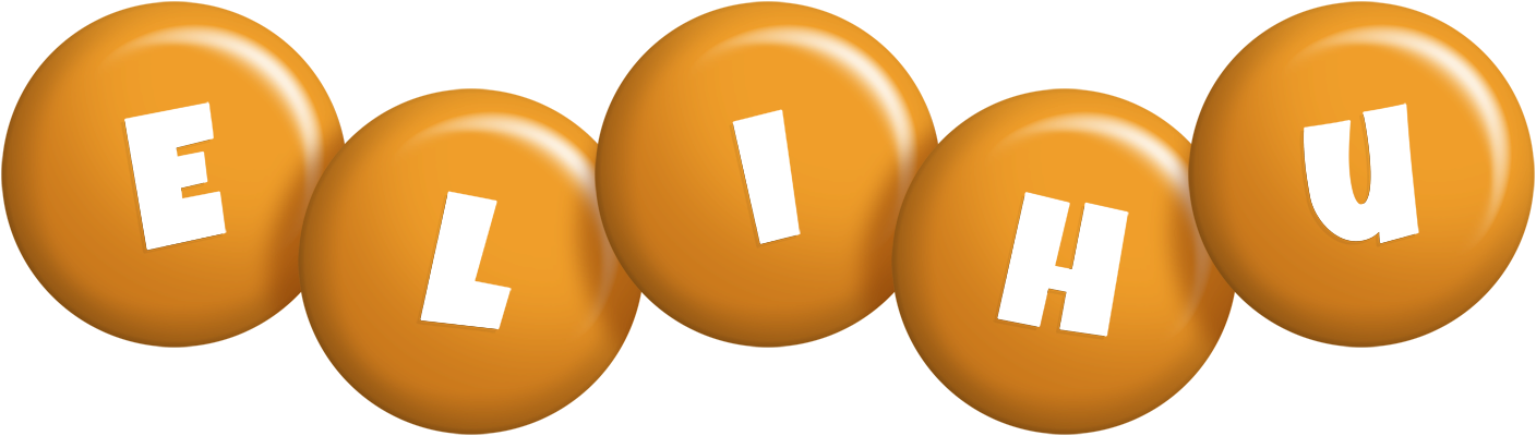 Elihu candy-orange logo