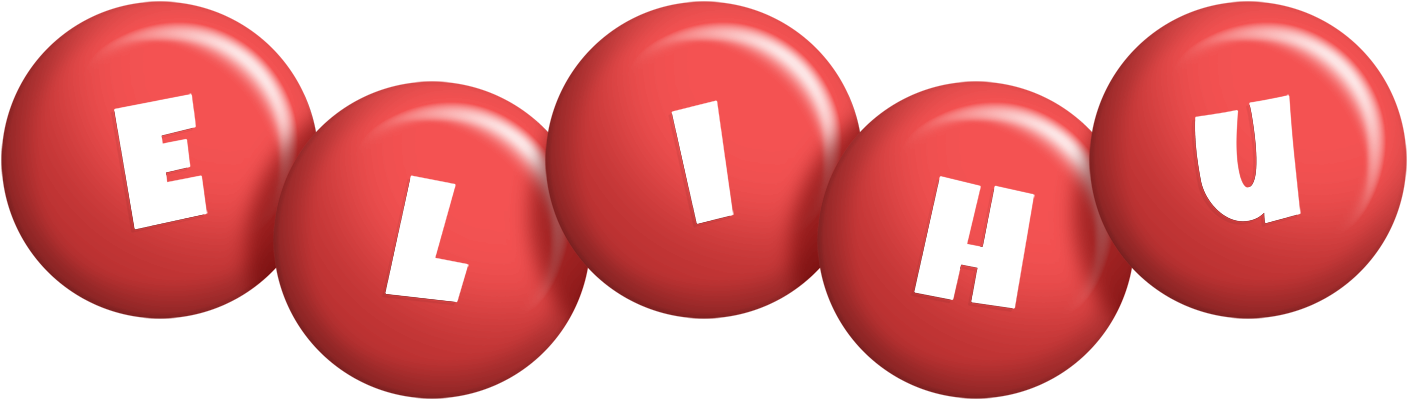 Elihu candy-red logo