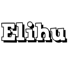 Elihu snowing logo