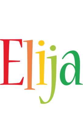 Elija birthday logo