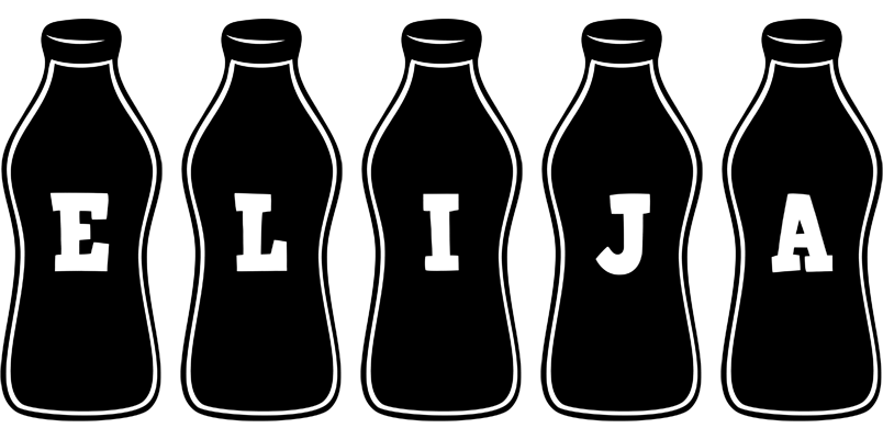 Elija bottle logo