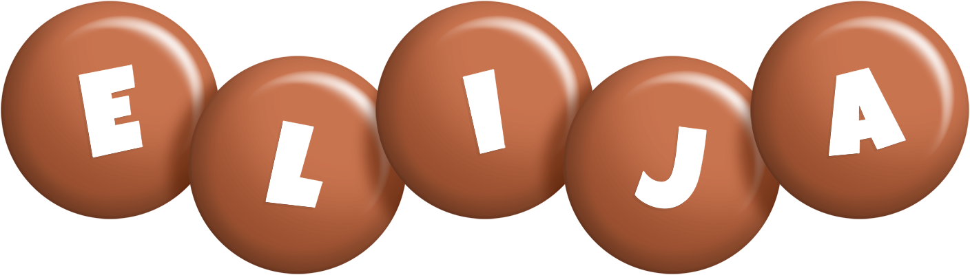 Elija candy-brown logo