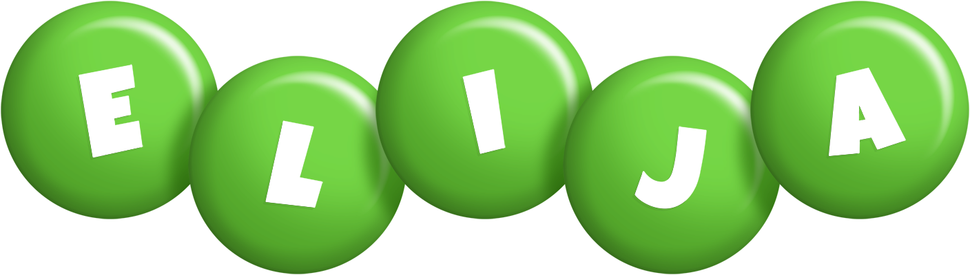 Elija candy-green logo