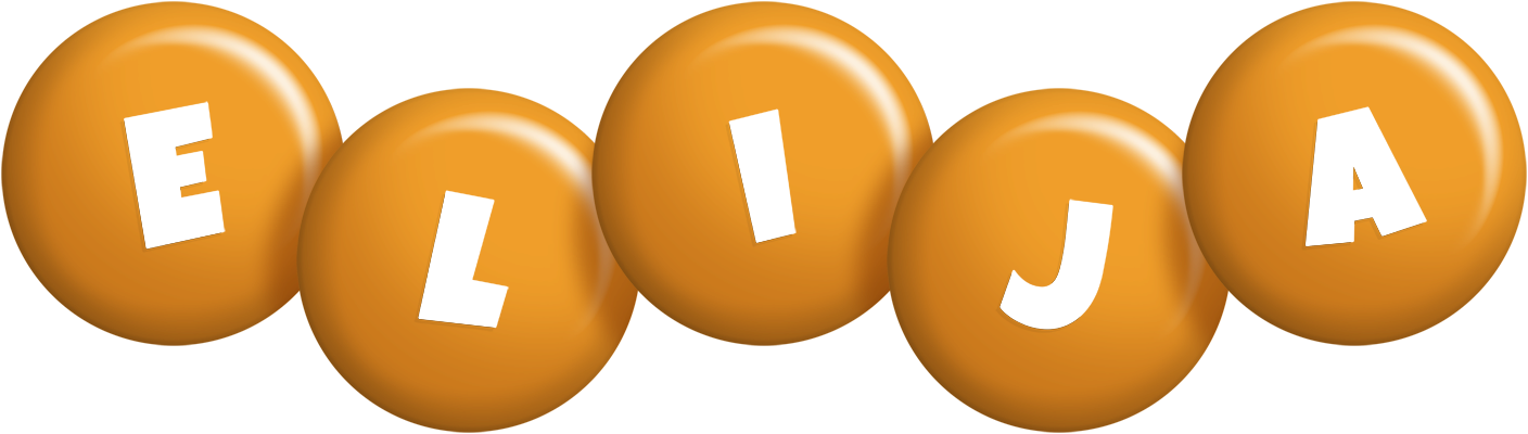 Elija candy-orange logo