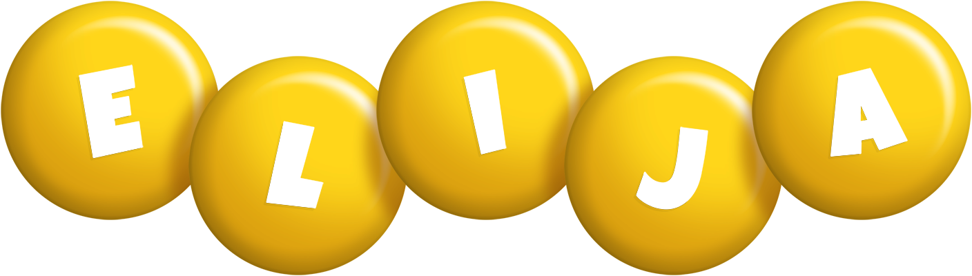 Elija candy-yellow logo