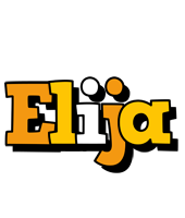 Elija cartoon logo