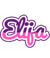 Elija cheerful logo