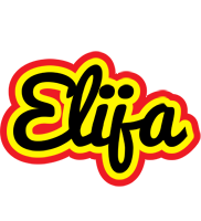 Elija flaming logo