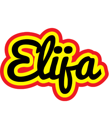Elija flaming logo