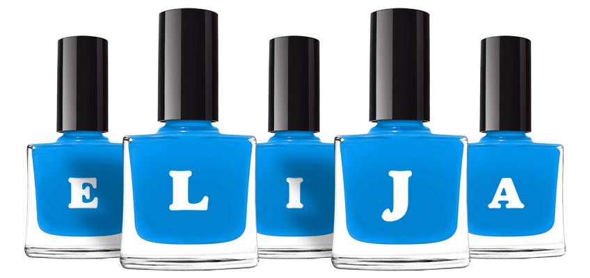 Elija glossy logo