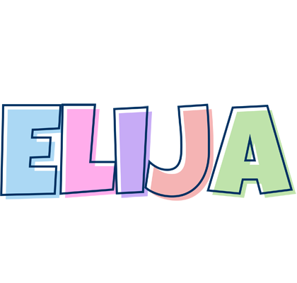 Elija pastel logo