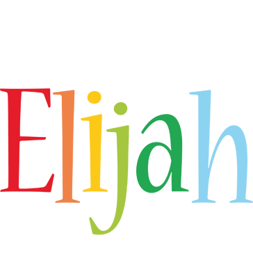 Elijah birthday logo