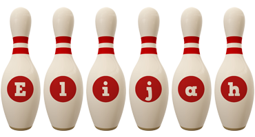 Elijah bowling-pin logo