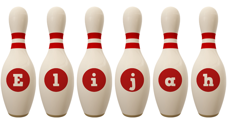 Elijah bowling-pin logo