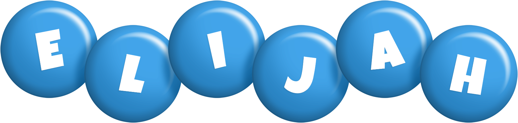 Elijah candy-blue logo