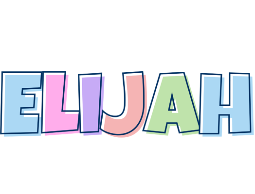 Elijah pastel logo