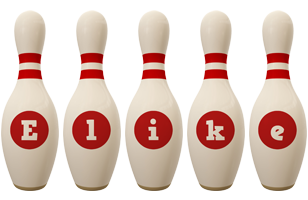 Elike bowling-pin logo