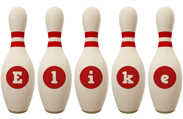 Elike bowling-pin logo
