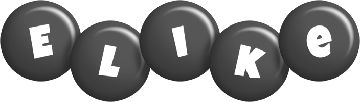 Elike candy-black logo