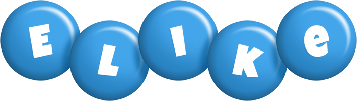 Elike candy-blue logo