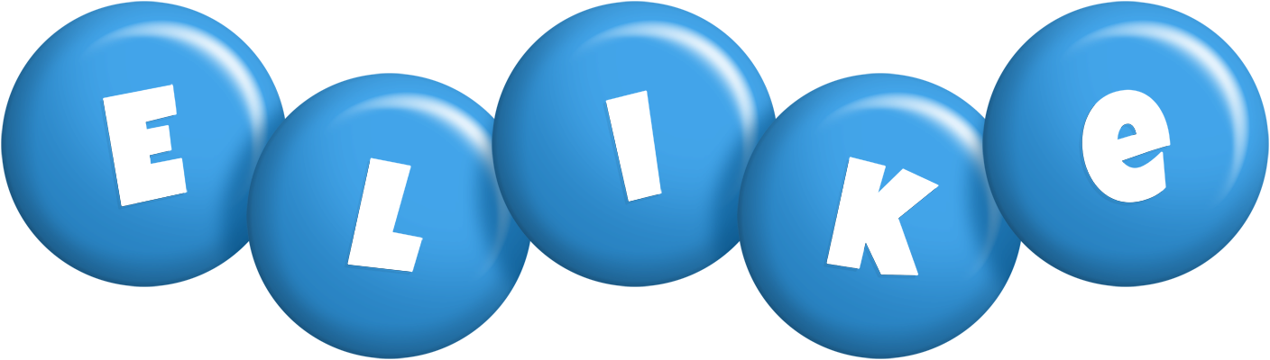 Elike candy-blue logo