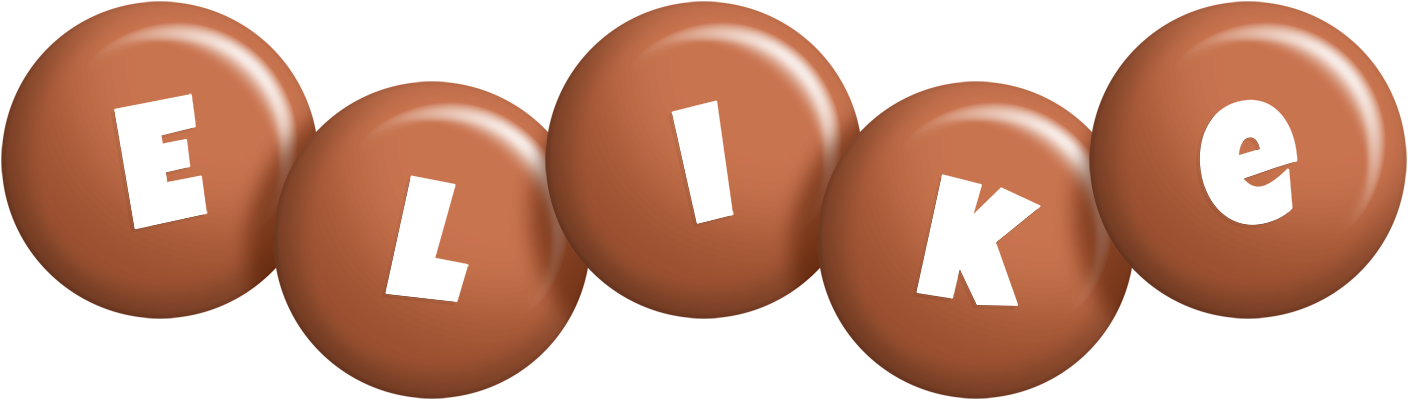 Elike candy-brown logo
