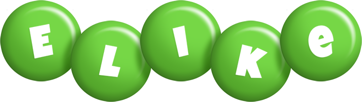 Elike candy-green logo