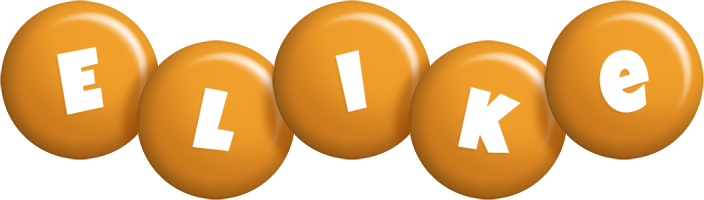 Elike candy-orange logo