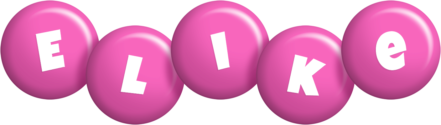 Elike candy-pink logo
