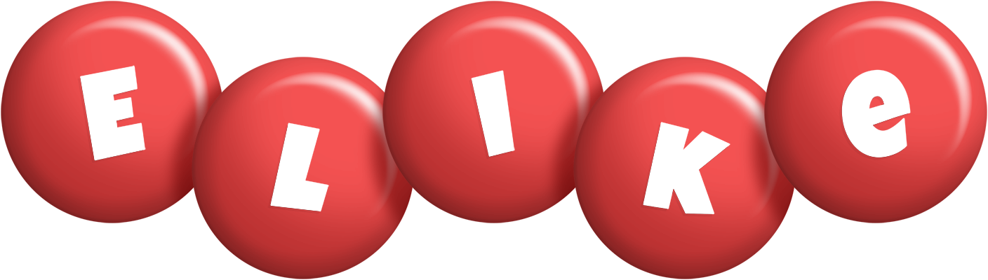 Elike candy-red logo